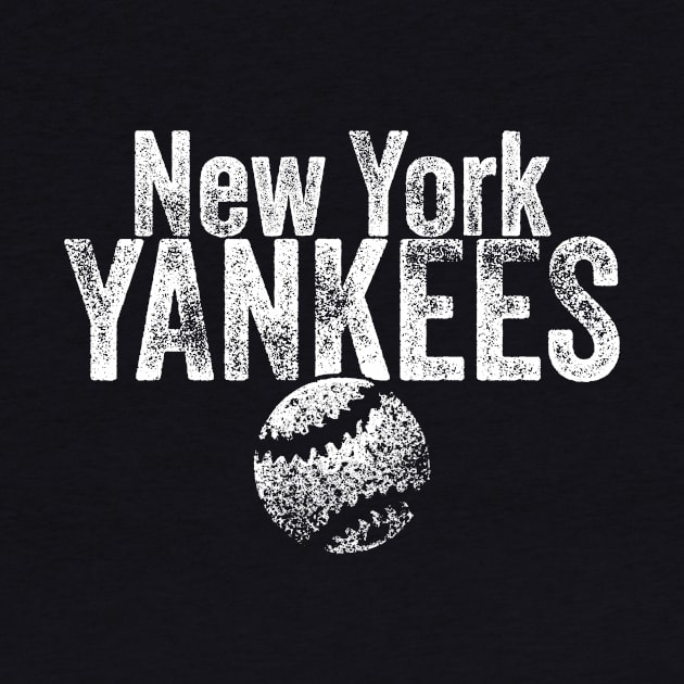 YANKEES Baseball Weathered by Throwzack